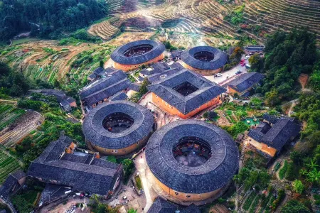 Tulou Viewing Platform Inn Отели рядом с достопримечательностью «Taxia Scenic Spot, Tulou Nanjing Scenic Area»