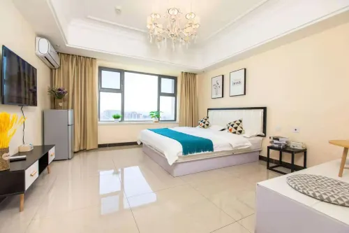 Fushun County Golden Harbor Apartment (Shuncheng Wanda) - ห้องครัว