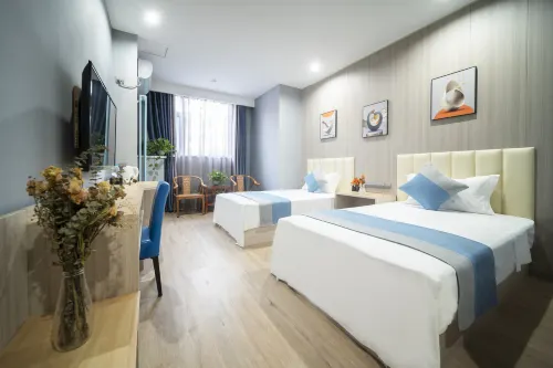 Kaishang Hotel (Drum Tower Yinchuan No. 1 High School) - فطور