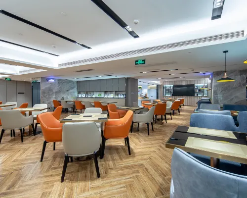 Echarm Hotel (WuZhou QinLouChen WangCheng Plaza) تناول الطعام Photos