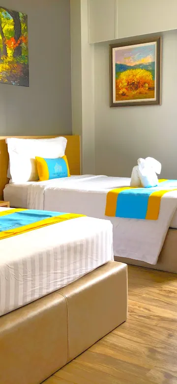 ห้องดีลักซ์ เตียงเดี่ยว 2 เตียง