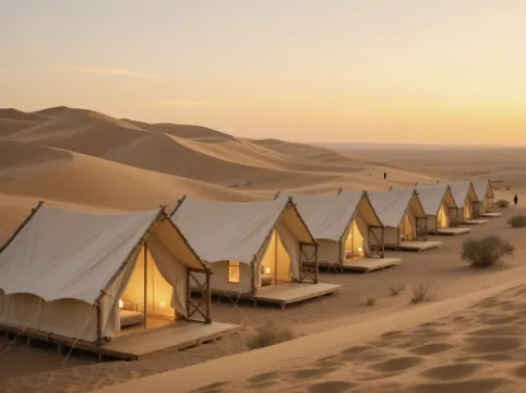 敦煌鳴沙山·野境奢居沙漠酒店