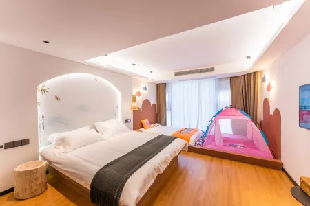 Xiangshan Yunhai Xiaozhu Light Luxury Parent-child Leisure Resort Villa Meisu (Half Bianshan) Отели рядом с достопримечательностью «Huangcheng Beach»
