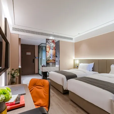 Xi'an Hujia Life Aesthetics Hotel (Yuan Hospital of Traditional Chinese Medicine) Отели рядом с достопримечательностью «Библиотека Сианьского нефтяного университета (Юйуйский кампус)»