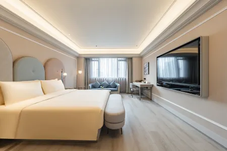 Shanghai Anting subway station Moyu Road Atour X Hotel Отели рядом со станцией Anting North Railway Station