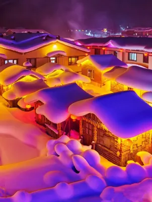 穿越者之家客棧（中國雪穀風景區店） 雪鄉狗熊嶺附近的飯店