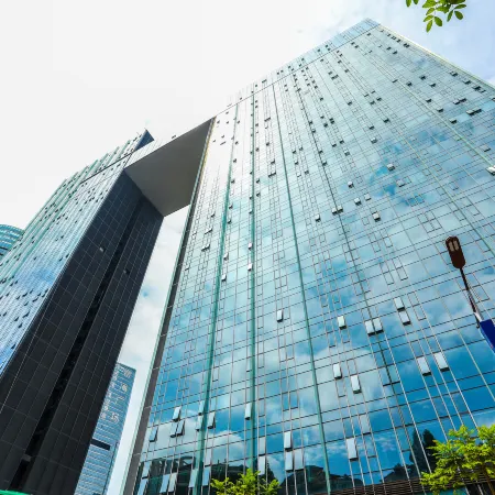 Weixiangwu  Apartment (Hanxi Changlong Wanbo Tianhe City store) Отели рядом с достопримечательностью «Chimelong International Circus»