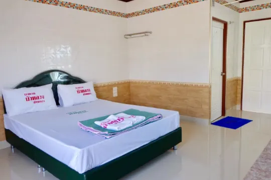 ห้องพักพร้อมวิวสวน ปลอดบุหรี่(เตียงใหญ่)