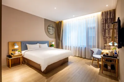 홈인 호텔(타이위안장펑제핑양루바이화구쇼핑센터店) 윈수이위안/운수위안 워터파크-수영장 주변 호텔