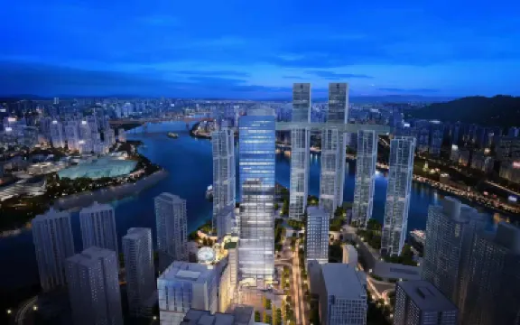 충칭 톈라이 윤윤 고도 리버뷰 호텔 (제팡베이 래플스 시티 지점) 차오톈먼 광장 주변 호텔