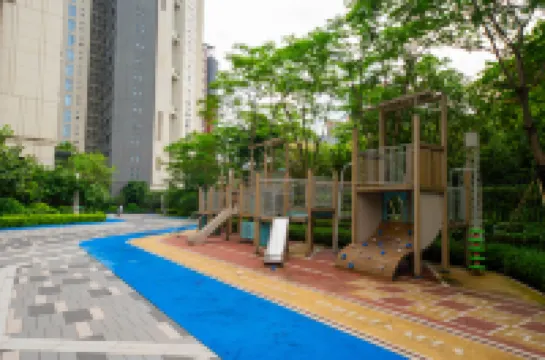 อพาร์ทเมนต์ผู้บริหารซิลตัน (สวนเด็กหลงกัง สถานีรถไฟใต้ดินเอล์มพาร์ค) โรงแรมใกล้สวนอินแขวนเหมิน