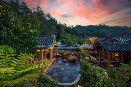 Hot Spring Forest Healing Art Homestay - bar