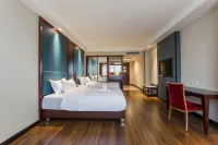 โรงแรมจิ้นเจียงเมโทรโพล (พลาซ่าว่านเจิ้ง ออร์ดอส) โรงแรมใกล้ศูนย์กีฬาเมืองออลโดส