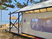 烟台爱往度假养马岛营地 - 海系复古长型帐篷