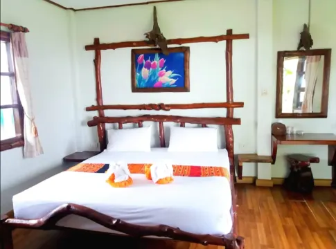 ห้องบีชบลูวิวทะเล ปลอดบุหรี่