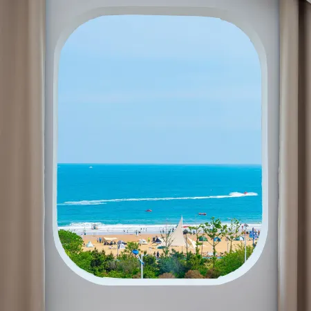 Tinghaiju Seaview Apartment (Qingdao Jinshatan Shop) Отели рядом с достопримечательностью «Пляж Голден-Бич»