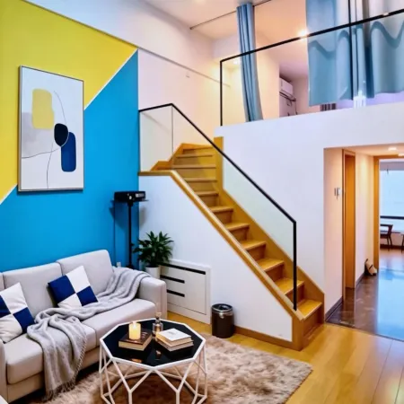 Luyin LOFT Movie Apartment (Nanchang West Station Lizhuangshan Subway Station)
