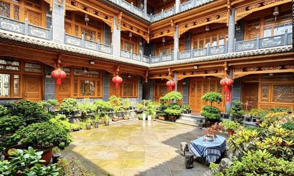Yirui Ju · Wood | Bai Ancient Courtyard | Family Leisure Resort (Xizhou, Erhai Ecological Corridor)
