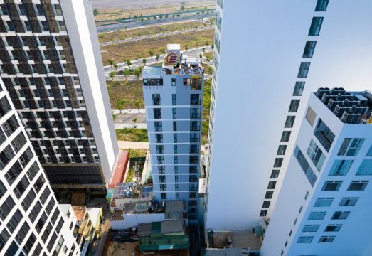 나트랑 해변 또는 야시장 전경