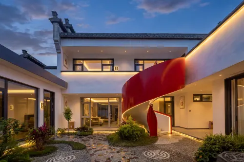 Ruoyi ROY Retreat Shifu Homestay (Jixi Qipan Village) - piscina