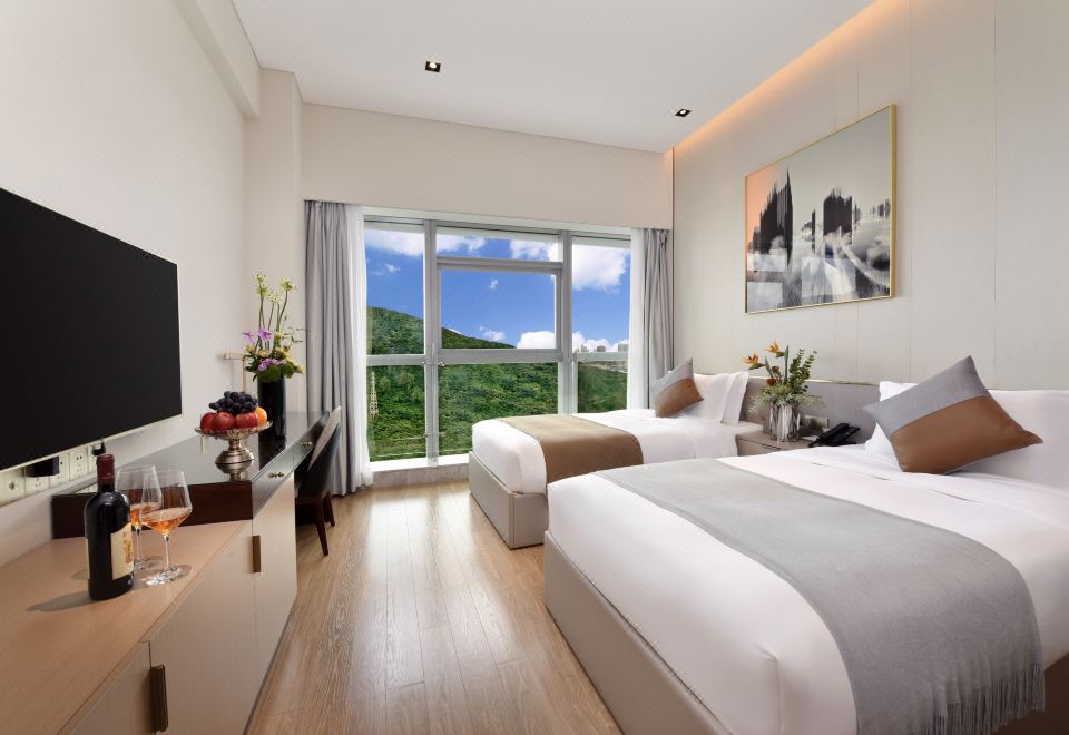 선전 남산 징펑 호텔의 실내 수영장 또는 휴식 공간