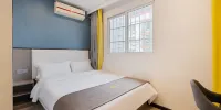 Hello Light Hotel (Suining traditional Chinese medicine hospital store) - Haluo Elegant Exceptional Double Bed Room