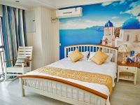 三亚罗马时光海景度假公寓 - 地中海阳台海景大床房