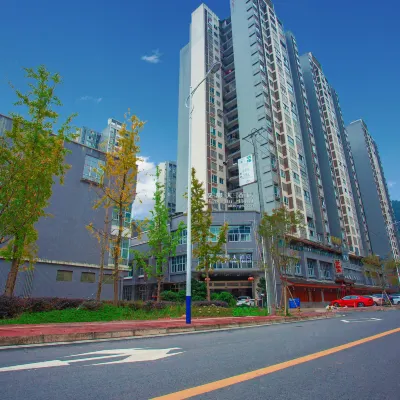 雅安漢都ホテル（高速鉄道駅） 雅安駅周辺のホテル