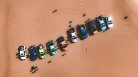Zhongwei Xingzhou Camp in Tengger Desert - parkir