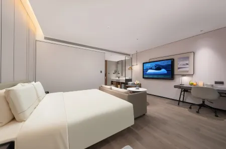 Atour Hotel Shijiazhuang Chang'an Wanda Zhaohui Bridge Отели рядом с достопримечательностью «Hebei Vocational and Technical College of Chemical Engineering and Medicine»