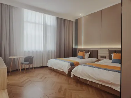 Towo Holiday Hotel (Shizuishan Shahu Scenic Area) Отели в г. Пинло