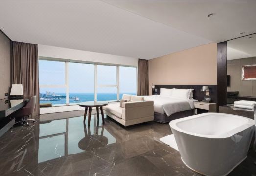 칭다오 호텔 오션뷰 전망