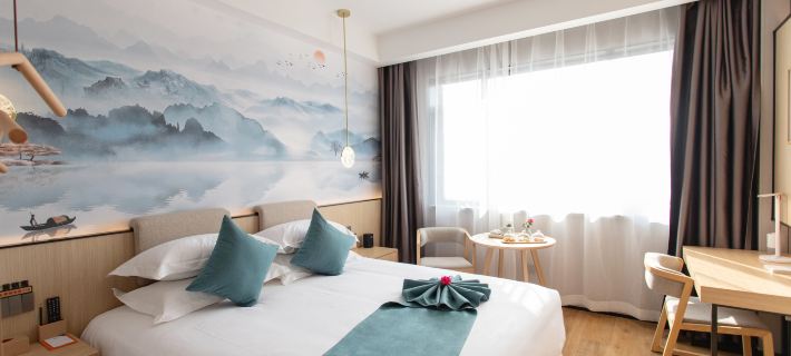 Shaoxing Kaiyuan Life Hotel (Luxun Hometown Subway Station Cangqiao Straight Street) โรงแรมในเส้าซิง