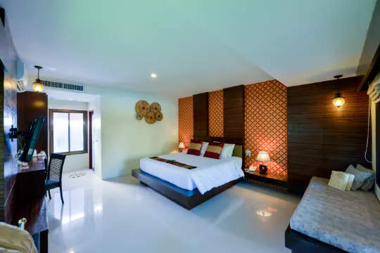 ห้องดีลักซ์ฮิลล์ไซด์(เตียงใหญ่)