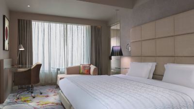 デラックス キングルーム(禁煙) ル メリディアン グルガオン デリー NCRの写真