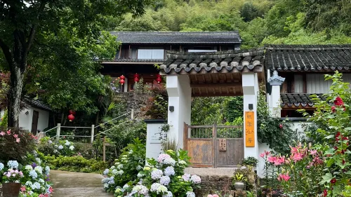Yuyao Siming Mountain Wangyougu B&B - Kitchen