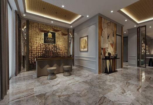 하노이 호텔 로비 전경