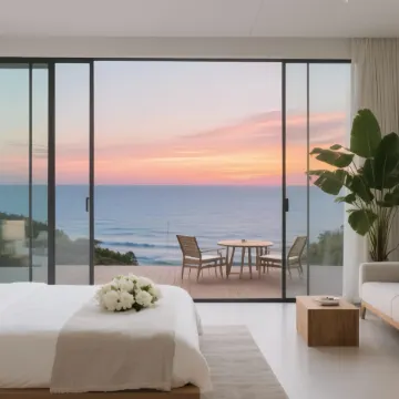 Wanning Riyuewan Shangyi Seaview Surf Apartment