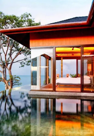 วิลล่าลักซ์ชัวรี 2 ห้องนอน วิวมหาสมุทรสระว่ายน้ำ