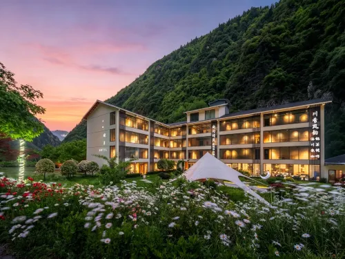 Xiaoyue Qinglan Garden Private Hot Spring Hotel (Lixiao Road Branch, Bipenggou Scenic Area) - bar
