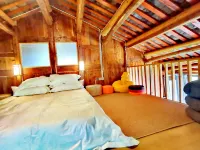 Jiangyou · Original Aspiration: Mountain Log Cabin Duplex Vacation Homestay - Kitchens