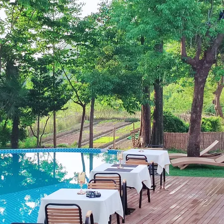 Lujiang Yefu Mountain Shuise Halu Family-friendly Vacation Swimming Pool Homestay