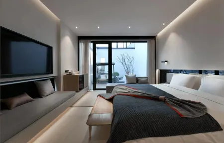 Wuta Xinshe Tangquan Homestay (Hangzhou Stork Branch) Отели рядом с достопримечательностью «Shangougou Scenic Resort»