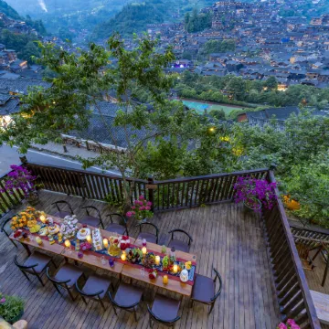 Tianhe Yixin·Qianyunshan Township Observation Deck High-altitude Panorama Mountain House