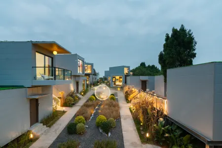 Huashen Yudie Yunshu (Chengdu Tianfu International Airport Branch) Отели рядом со станцией Jianyang South Railway Station