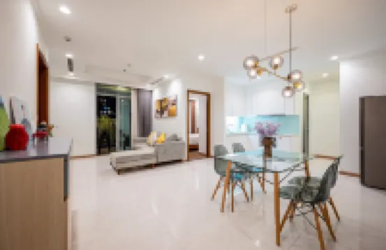 An Corner Apt - Vinhomes Central Park High Floor Nice View and Free Pick up for 5 Nights 랜드마크 81 주변 호텔