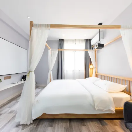 Muzi Hostel (Wuchang Vocational and Technical College) Отели рядом с достопримечательностью «Большой рынок для общины»