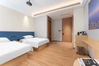 수이구이 무비 온천 호텔 (더저우 톈취 산업단지 더저우 대학교) 류후/유호 아카데미-온천 온수수영장 주변 호텔
