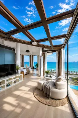 湄洲島默Holiday Villa・270°海景日出・滿庭芳民宿（蓮池澳沙灘店）