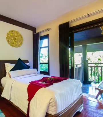 ห้องดีลักซ์สำหรับสามท่านพร้อมระเบียง